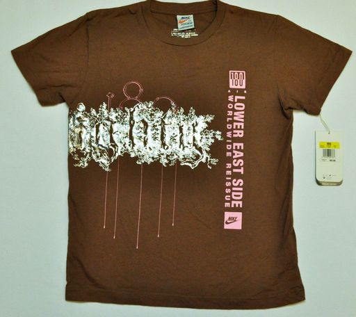 Men's NIKE Lower East Side Tee T-Shirt Brown 195221-230 Size S $65