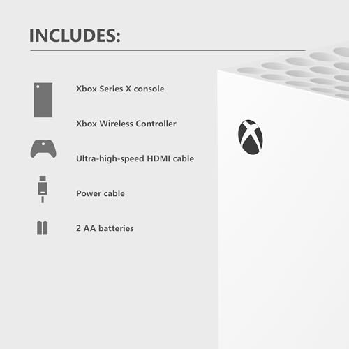Xbox Series X 1TB All-Digital Console (Disc-Free Gaming) with Xbox Wireless Controller- 4K Gaming - 120FPS - Xbox Series X thumbnail
