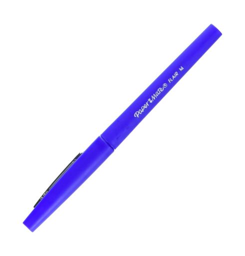 Paper Mate Flair Felt Tip Pens Medium Point Blue 12-Count 12-Pack Free Shipping
