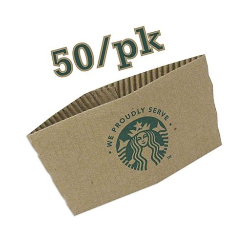 Starbucks Coffee Cup Sleeves, 50 Jackets for Hot Cups, Fits 12, 16 and 20 Oun...