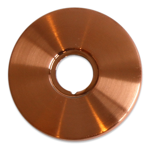 Jewel Faucet 4888-65 Solid Brass 8 in. Faucet Base Plate, Brushed Copper Designer Finish