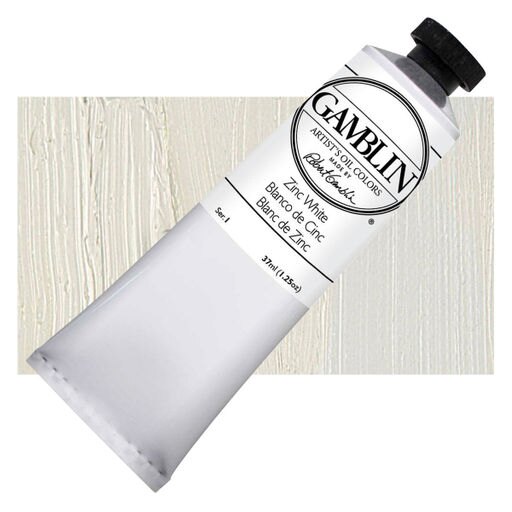 Gamblin - Artist Oil Color - 37Ml Tube - Zinc White 8306 Series 1 NEW