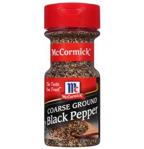 McCormick Black Pepper Coarse Ground - 1.5 Oz - Pack of 1