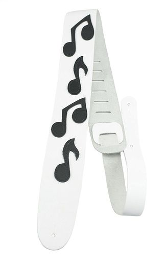 Perris Leathers BMN-1253 2.5-Inch Leather Adjustable Guitar Strap with Music