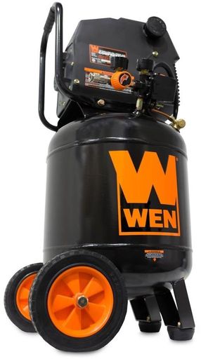 10 Gal. Electric Air Compressor Oil-Free Vertical Tank Wheels Portable Tool PSI