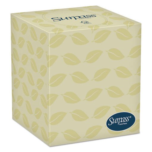 Surpass Facial Tissue 2-Ply Pop-up Box 110/Box 36 Boxes/Carton 21320