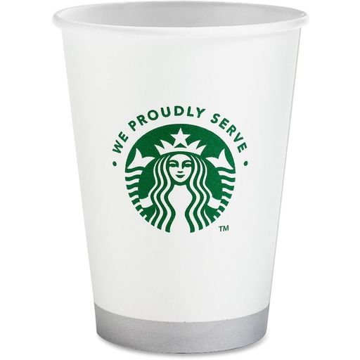 Starbucks Compostable Cups Hot/Cold 12 Oz. 1000/CT White 11032976