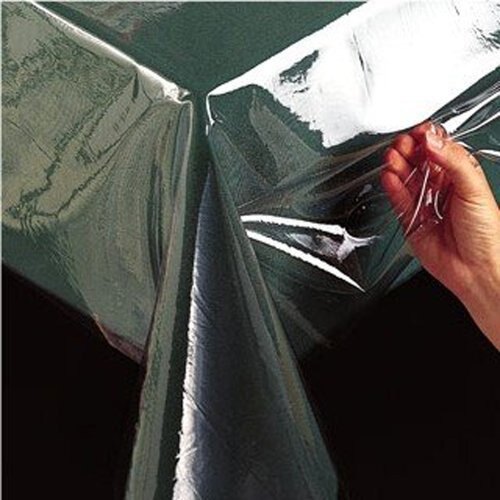 Benson Mills Clear Plastic Tablecloth - 60x108 Oblong
