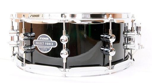 Sonor SEF 1455 Select Force 7 Layered Maple Snare Drum 14 X 5.5 Piano Black