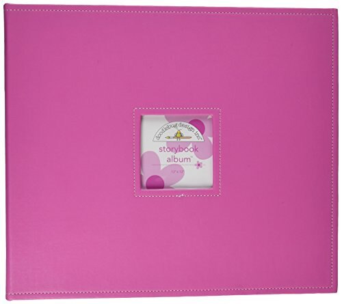 Doodlebug Design Storybook for Scrapbooking Album, 12 by 12-Inch, Bubblegum