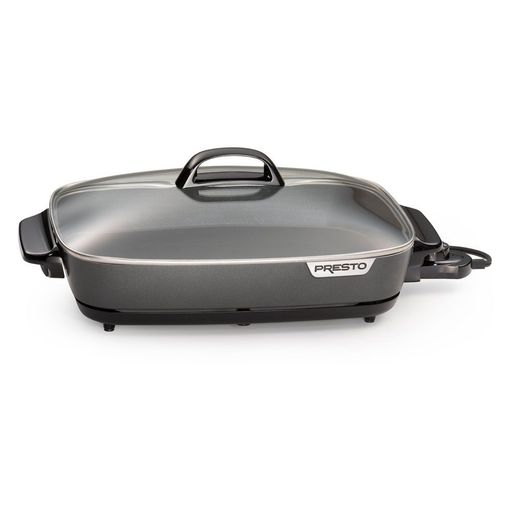 Presto 06858 16 in. Slimline Skillet, Black