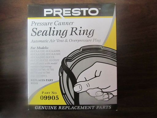 Presto Pressure Cooker Sealing Gasket #9905 Auto Air Vent & Overpressure Plug