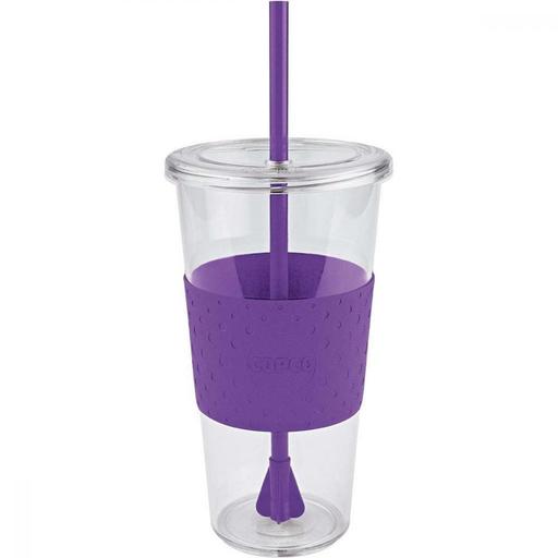 Copco 2510-9980 Sierra Single Wall Tritan Cold Tumbler with Removable Straw.