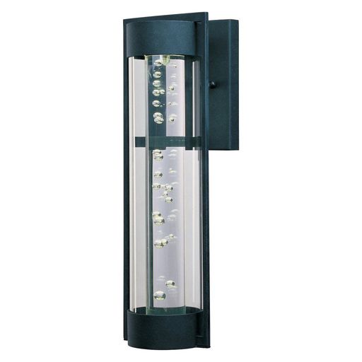 Maxim New Age LED 8835 Outdoor Wall Lantern, Texture Ebony, 8.25W X 8.5D X 22