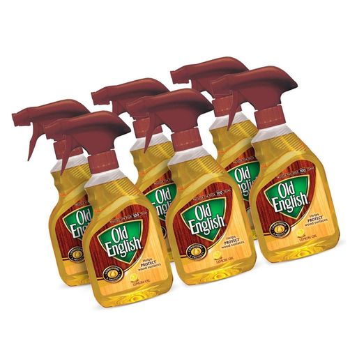 Old English Lemon Oil Furniture Polish, 12 Fl Oz Bottle (Pack of 6)