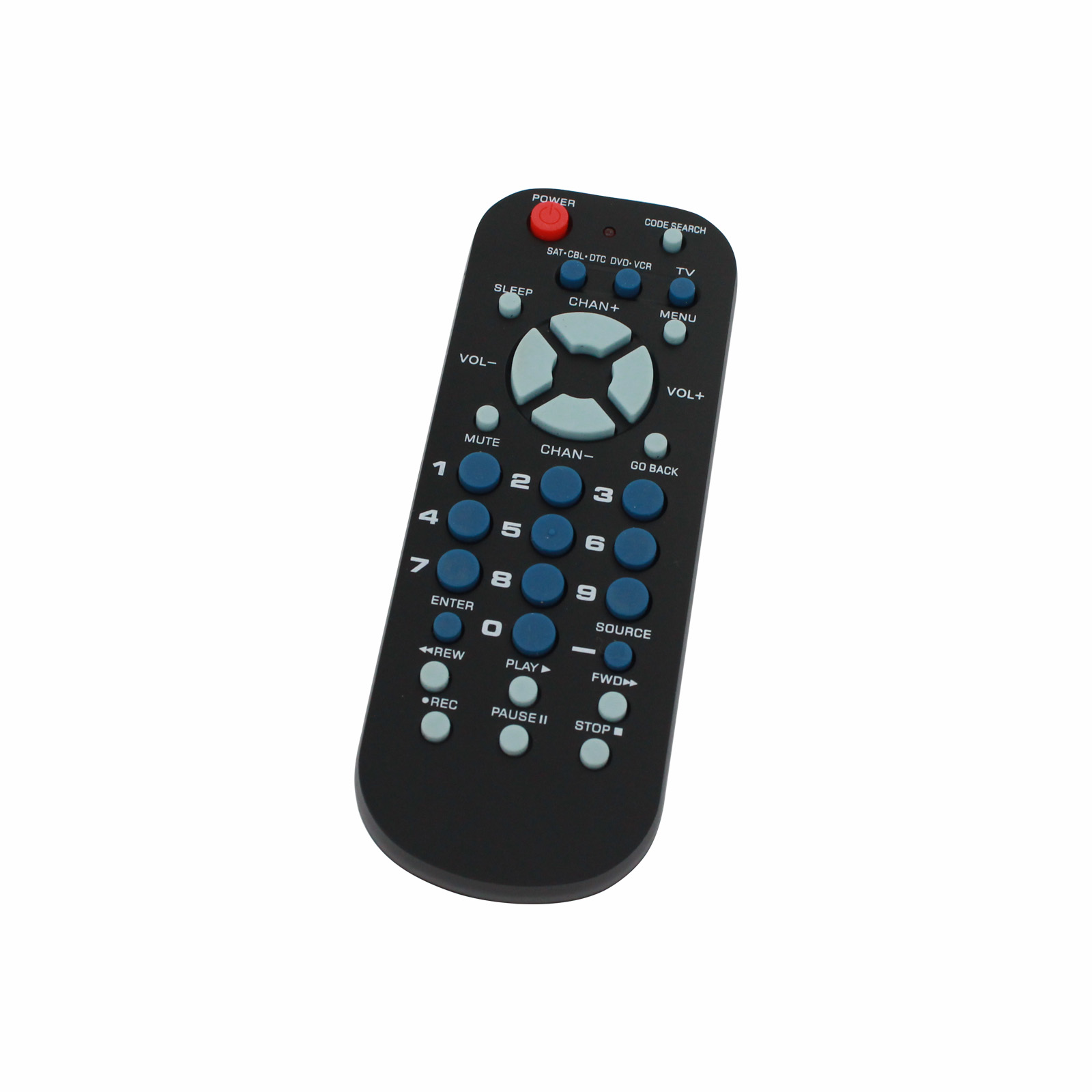Replacement for RCA 3-Device Universal Remote Control Palm Sized - Works with KLH TV - Remote Code 0765