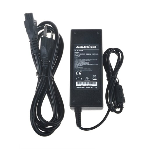 ABLEGRID New AC DC Adapter for Toshiba SATELLITE A15-S129 A15-S1692 A55-S1064 M50-S418 M45-S265 M45-S2652 M45-S269 M45-S2693 PA3469U1ACA 5105-S901 520