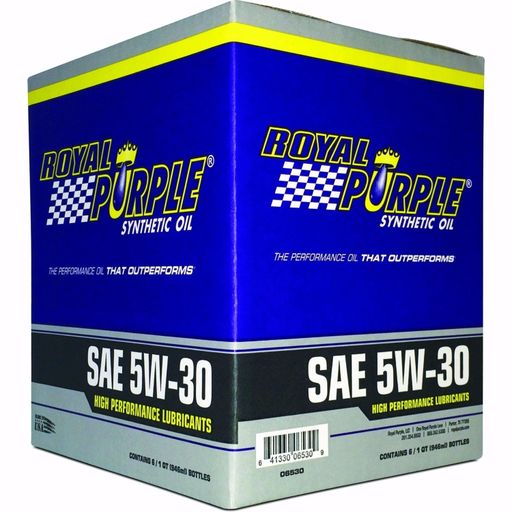 SAE 5W-30 High Performance Synthetic Motor Oil - 1 Qt 6 Case Royal Purple 06530