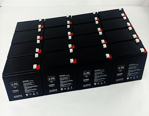 SPS Brand 12V 9Ah Replacement Battery (SG1290T2) for Eaton BAT-0489 (Terminal T2) (20 Pack)