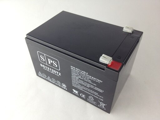 SPS Brand 12V 12Ah Replacement Battery (SG12120T2) for Eaton 5105-700VA (1 Pack)