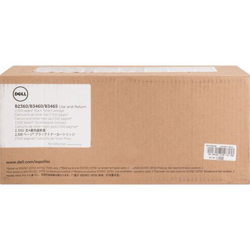 Dell Toner Cartridge F/2360/3460 2500 Page Standard BK RGCN6