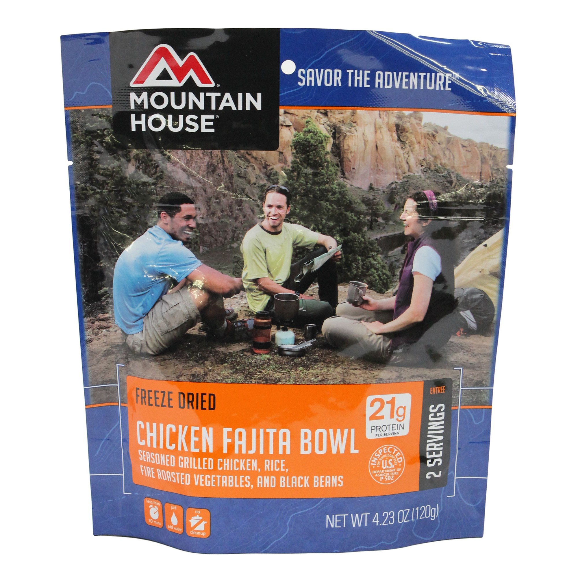 FODMAPs, Gluten & More FREEZE DRIED CHICKEN FAJITA BOWL SEASONED