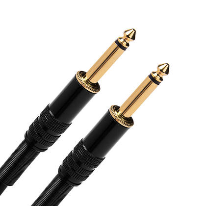Monoprice Audio Cable Cord - 25 Feet - Black | 1/4 Inch (TS) Male to Male -16AWG  Gold Plated - Premier Series thumbnail