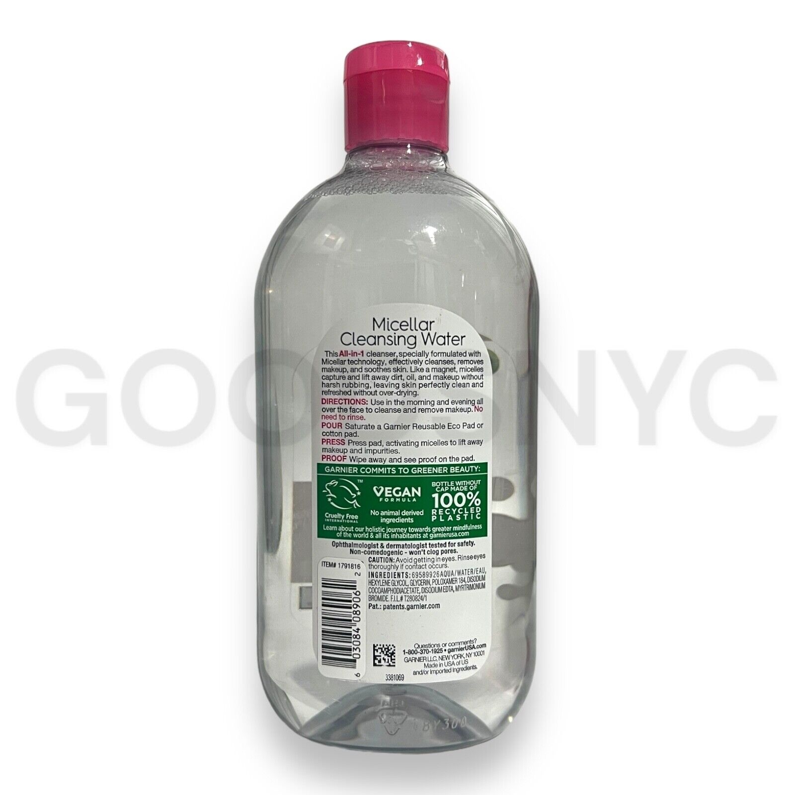 Garnier SkinActive Micellar Cleansing Water All in 1 Makeup Remover, 23.7 Fl Oz thumbnail