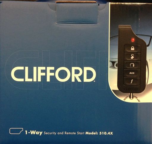 Clifford 510.4X / 5104 1-Way 5-Button Security & Remote Start System