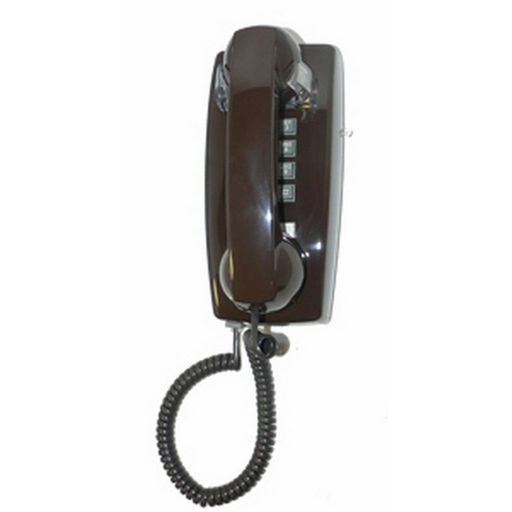Cortelco 2554-V-Br Kellogg 2554 Wall Mount Phone Bn Telephony