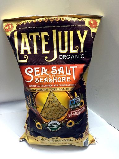 Late July Organic Sea Salt Multigrain Tortilla Chips - 24 Oz.