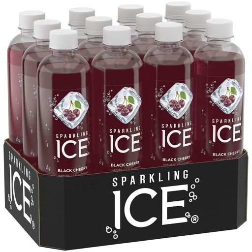 Sparkling Ice Black Cherry, 17 Ounce Bottles (Pack of 12)