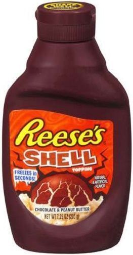Reese's Shell Chocolate & Peanut Butter Ice Cream Topping