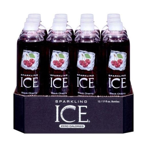 Sparkling Ice Black Cherry 17 Ounce Bottles (Pack of 12) Free Shipping