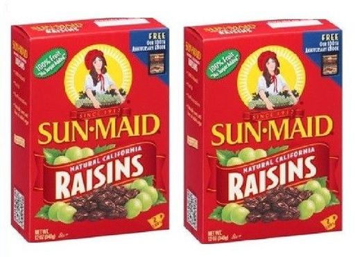 Sun Maid Natural California Raisins 2 Box Pack