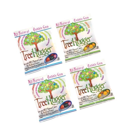 Tree Hugger Bubble Gum - Variety Pack - 2 Oz (4 Bags)