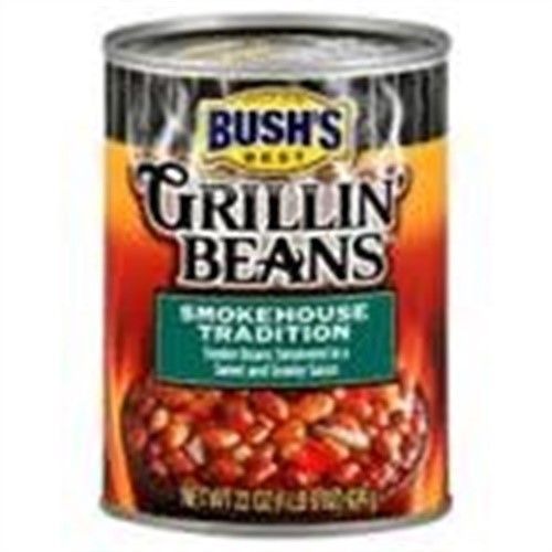 Bushs Best Grillin Beans Smokehse Trad 22 Oz (Pack 12)