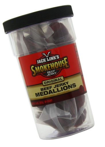 Jack Links Smokehouse Beef Jerky Medallions, Original, 14-Ounce 14 Ounce