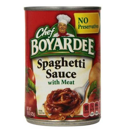 Chef Boyardee Spaghetti Sauce with Meat - 15 Oz - Pack of 9