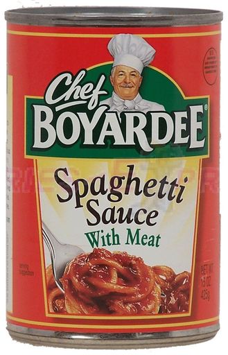 Chef Boyardee Spaghetti Sauce with Meat (Pack of 6)