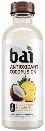 Bai Coconut Flavored Water, Puna Pineapple, Antioxidant Infused Drinks, 18.