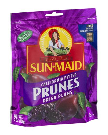 Sun-Maid California Pitted Prunes - 7 OZ (Pack 12)