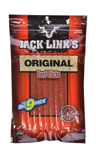Jack Links Original Beef Sticks Big 9-Pack, 7.2-Ounce Bag (Pack of 3)