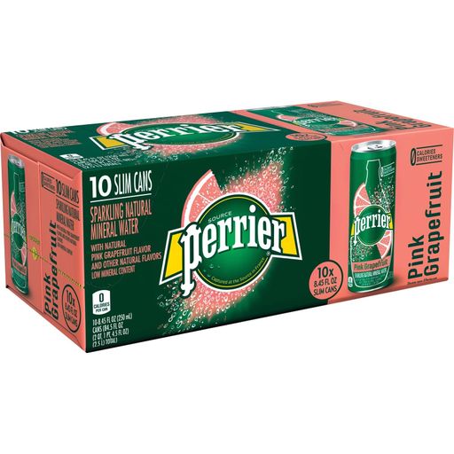 Perrier Sparkling Mineral Water Grapefruit 8.45 Fl. Oz. 30/CT MI 074780333498