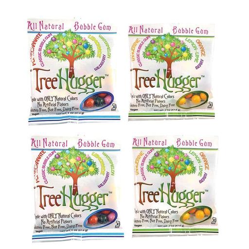 Tree Hugger Bubble Gum - Variety Pack - 2 Oz (4 Bags)