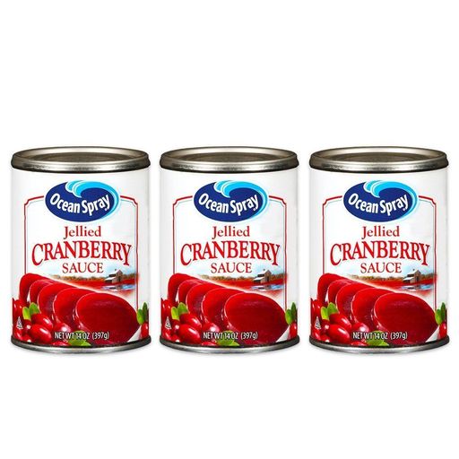 Ocean Spray Jellied Cranberry Sauce, 14 Oz, 3 Pk