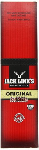 Jack Links Beef Stick, Original, 1.5-Ounce Sticks Pack of 24