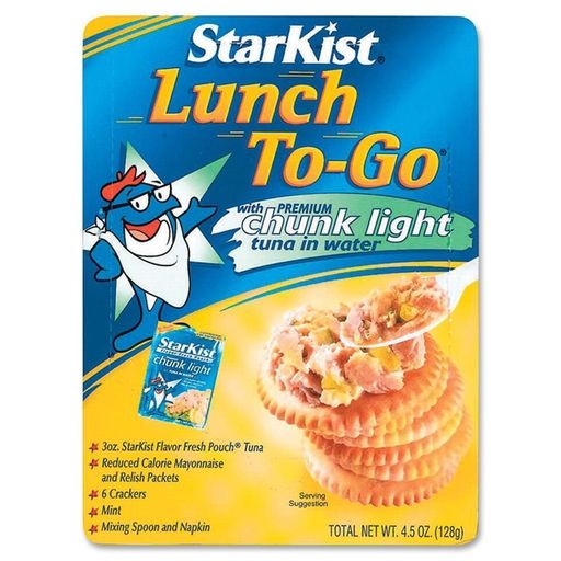 Starkist Lunch to-Go Kit 3oz. Chunk Light Tuna 4.5 Oz Packs 9/CT DEL495430