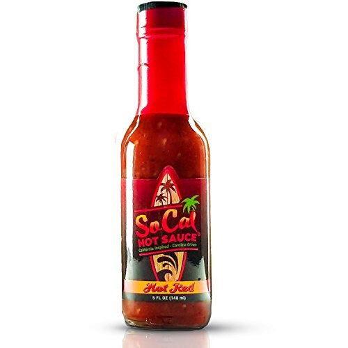 SoCal Hot Sauce Hot Red 5 Fl Oz Authentic Southern California Style Ghost