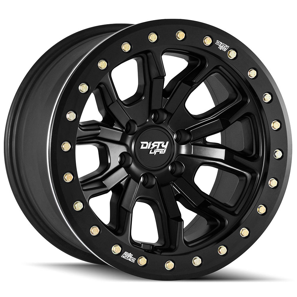Dirty Life Matte Black DT-1 Wheel 9303-2981MB